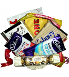 Send Assorted Chocolate Lover Basket to Cebu Philippines