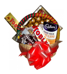 Send Assorted Mix Content Chocolate Basket to Cebu Philippines