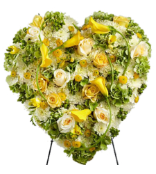 Send Radiant Shades Heart Wreath To Cebu