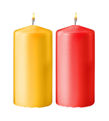 2pcs Colorful Medium Size Candles Cebu City