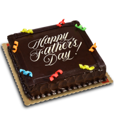 fathers day chocolate dedication cake by red ribbon to cebu