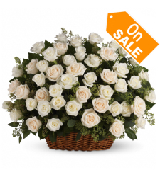 send  24 white roses in basket to cebu in philippines