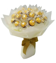 16 Pcs of Ferrero Rocher Chocolates Bouquet