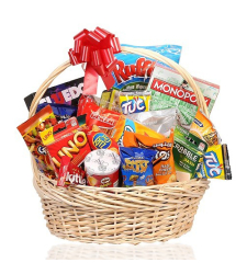 Sports Snacks Gift Basket