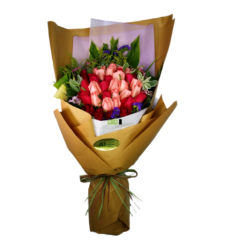 36 Mixed Colors Roses Bouquet