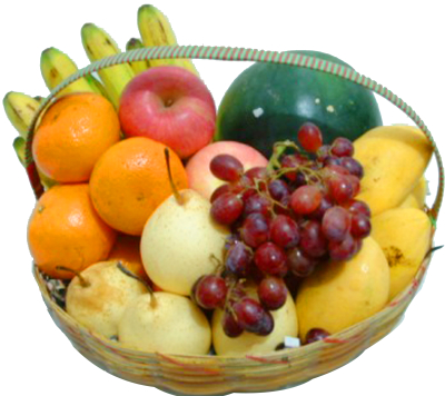 Special Fruit Basket with Pineapple