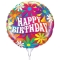 Beautiful Happy Birthday Mylar Balloon